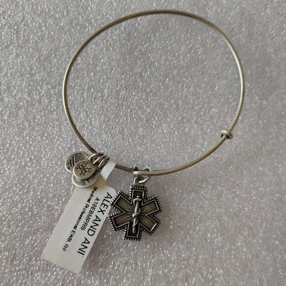 NWT Alex And Ani “Medical Professional” Charm Bangle Bracelet    570 - Picture 1 of 4
